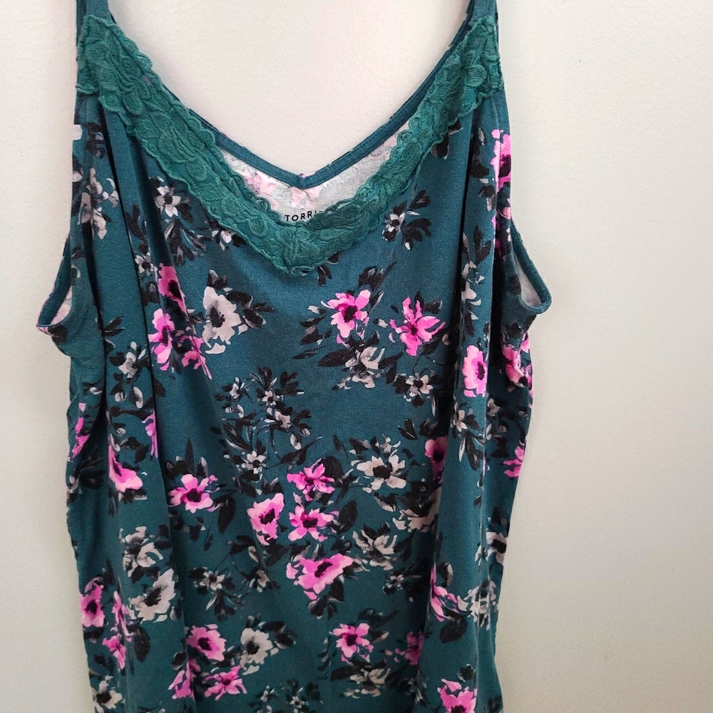 Green tank top